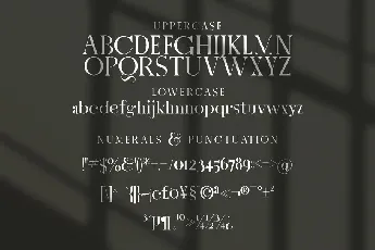 Letter font