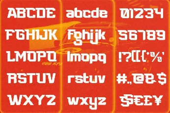 Speed Force Display font