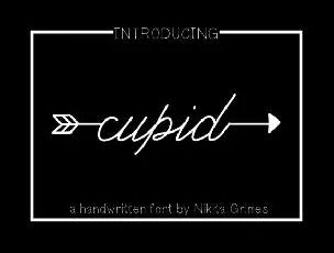 KL Cupid font