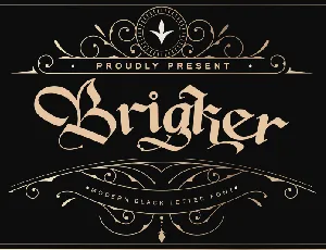 Brigker-personal use font