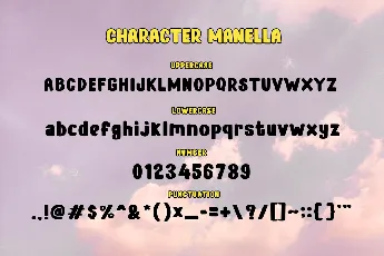 Manella font