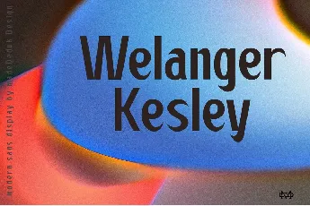 Welanger Kesley font