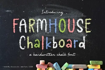 Farmhouse Chalkboard font