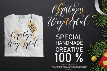 Christmas Wonderful font