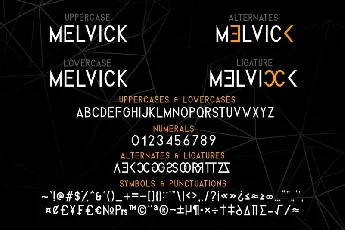 Melvick Family font