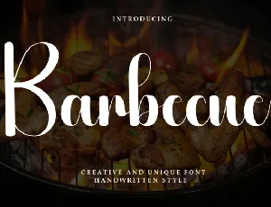 Barbecue Script Typeface font