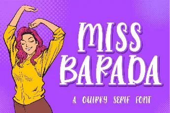 Miss Barada Personal Use Only font