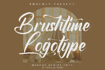 Brushtime Logotype font