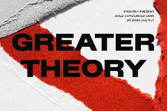 Greater Theory font