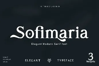 Sofimaria font