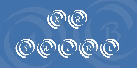 KR Swirl font