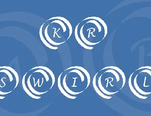 KR Swirl font