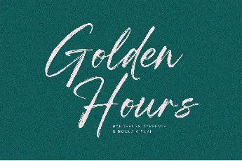 Golden Hours - Demo Version font