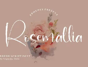 Rosemallia font