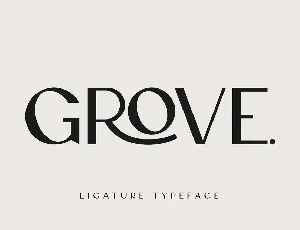 Grove font