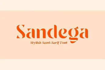 Sandega font