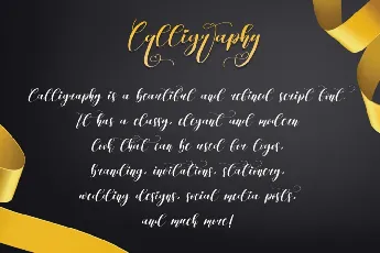 Calligraphy font