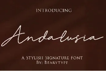 Andalusia font