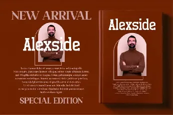 Alexside Slab font