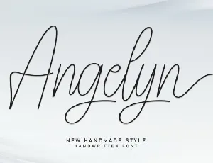 Angelyn Script font