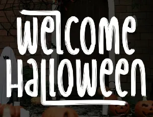 Welcome Halloween Display font