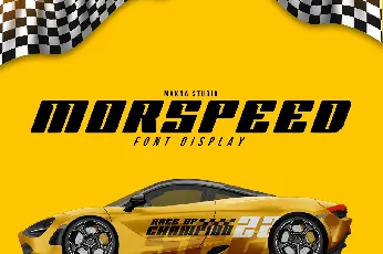 Morspeed font