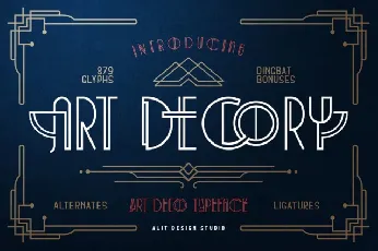 Art Decory font