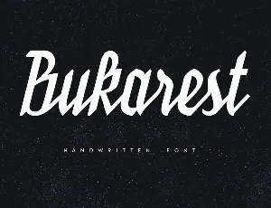 Bukarest Handwriting Free font