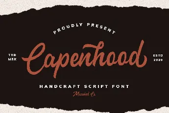 Capenhood font