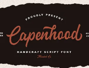 Capenhood font