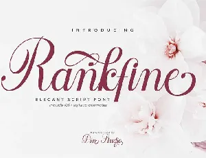 Rankfine font