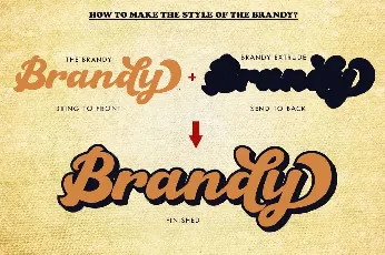 The Brandy font