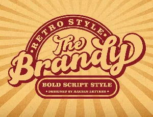 The Brandy font