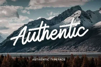 Authentic font