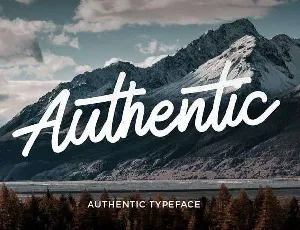 Authentic font