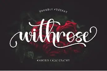 Withrose - Personal Use font