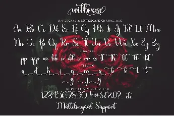 Withrose - Personal Use font