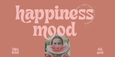 Happiness Mood Demo font