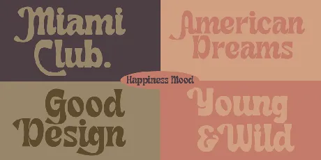 Happiness Mood Demo font