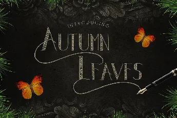 Autumn Leaves font