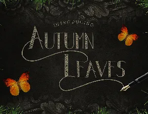 Autumn Leaves font