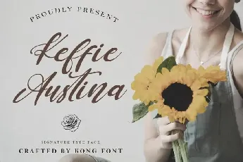 Keffie Austina Script font