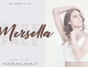 Mersella Script font