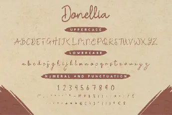 Donellia Handwriting font