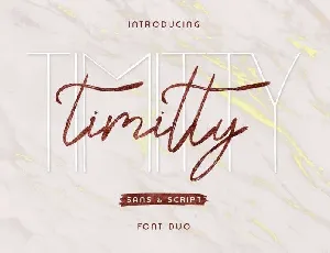 Timitty Duo font