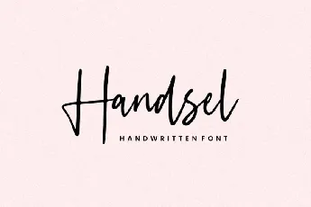 Handsel Script font