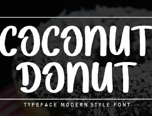 Coconut Donut Display font