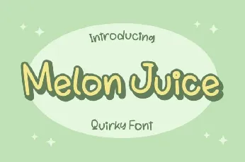 Melon Juice font