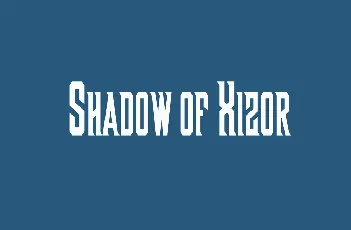 Shadow of Xizor font