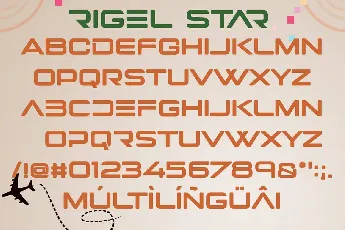 Rigel Star font